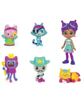 GABBY DOOL HOUSE FIGURINES GIFTPACK  5 figurines et 1 accessoire. S...