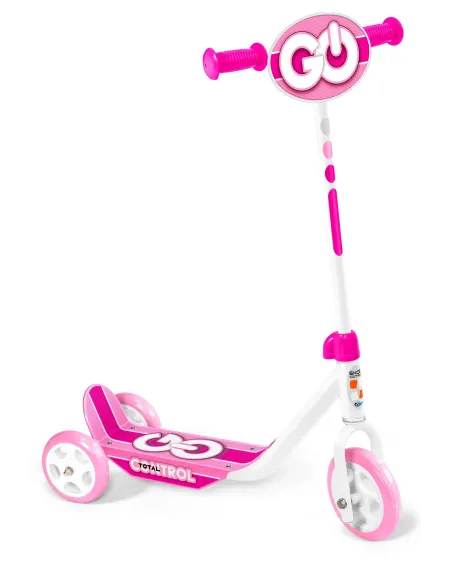 SCOOTER 3 ROUES SKIDS ROSE  Existe en bleu. STMSK188004 STAMP Âge M...