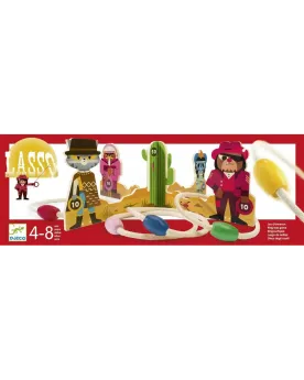 LASSO JEU D'ADRESSE  Un jeu d'adresse dès 4 ans avec 5 anneaux à la...