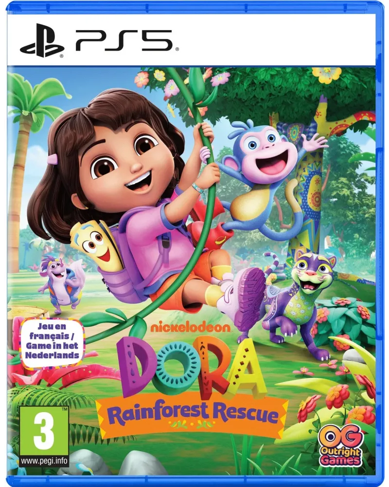 PS5 DORA RAINFOREST RESCUE   PS5535665 PLAYSTATION 5 Âge Minimum: 5...