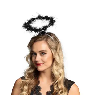 TIARE AUREOLE ANGE NOIRE  -30.00% appliqué lors de la finalisation ...