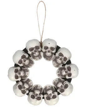 COURONNE DECO TETES DE MORT  -30.00% appliqué lors de la finalisati...