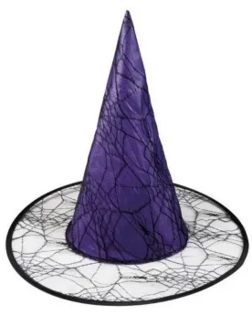 CHAPEAU PETITE SORCIERE VIOLET  -30.00% appliqué lors de la finalis...