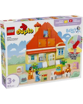 LA MAISON DE FAMILLE DE BLUEY ET LE JEU   LEG10459 LEGO Âge Minimum...