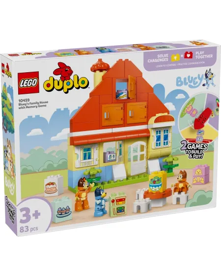 LA MAISON DE FAMILLE DE BLUEY ET LE JEU   LEG10459 LEGO Âge Minimum...