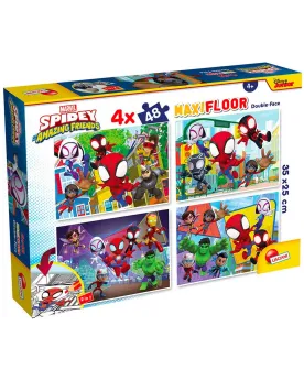 DISNEY PUZZLE MAXIFLOOR 4X48PCES SPIDEY