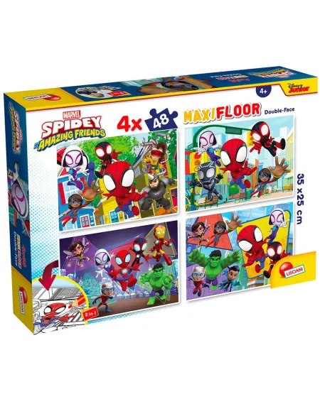 DISNEY PUZZLE MAXIFLOOR 4X48PCES SPIDEY