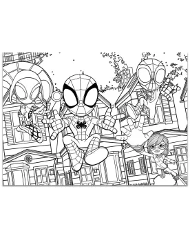 DISNEY PUZZLE MAXIFLOOR 4X48PCES SPIDEY