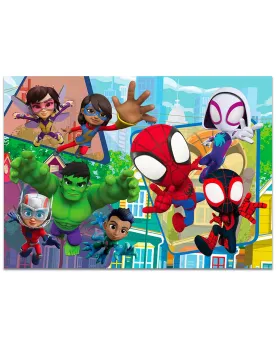 DISNEY PUZZLE MAXIFLOOR 4X48PCES SPIDEY