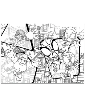 DISNEY PUZZLE MAXIFLOOR 4X48PCES SPIDEY