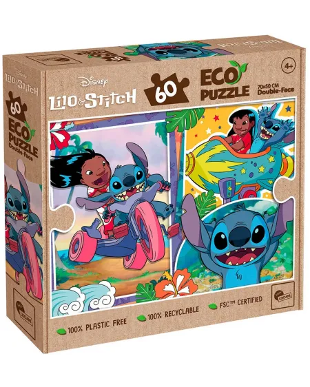 DISNEY ECO-PUZZLE STITCH 60PCS