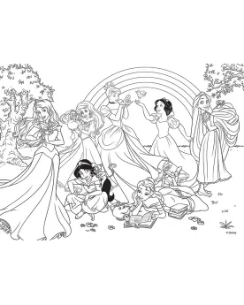 DISNEY PUZZLE MAXIFLOOR 108 PRINCESSE