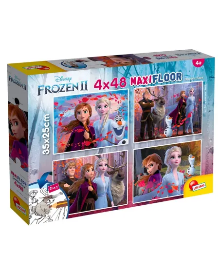 DISNEY PUZZLE SUPERMAXI 4X48PCES FROZEN2