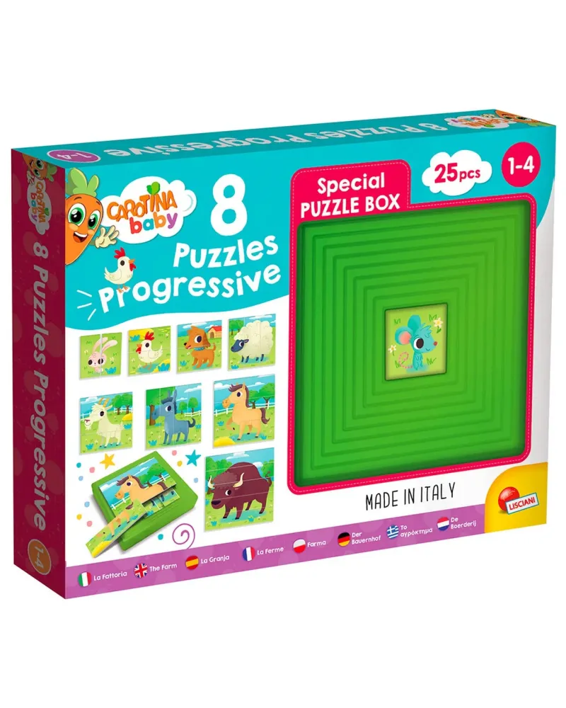 CAROTINA BABY 9 PROGRESSIVE PUZZLES FERM
