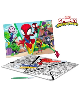 PUZZLE 24 PCES SPIDEY&FRIENDS