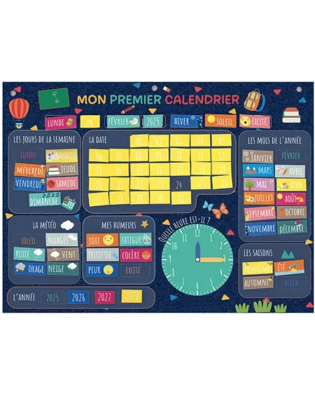 MON PREMIER CALENDRIER 70 PCES FEUTRINE