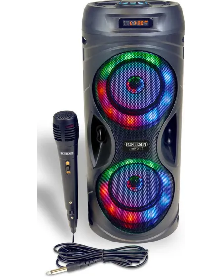 ENCEINTE 2X80W LUM RYTHME MICRO FILAIRE