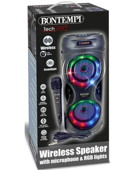 ENCEINTE 2X80W LUM RYTHME MICRO FILAIRE