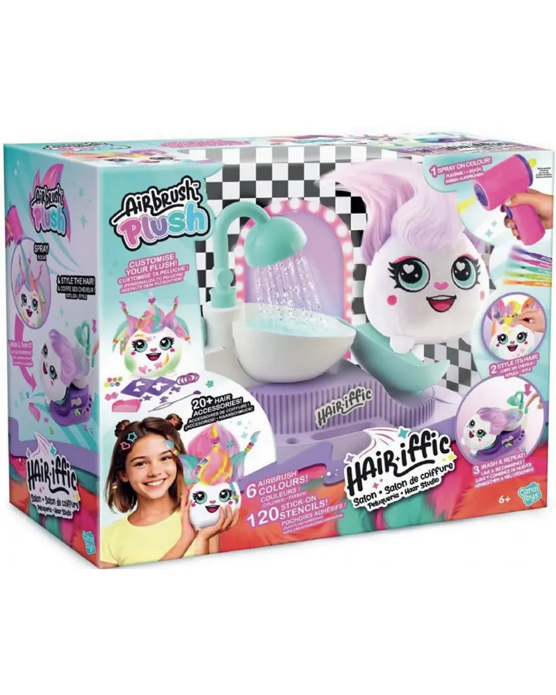 AIRBRUSH PLUSH SALON COIFFURE HAIRIFFIC