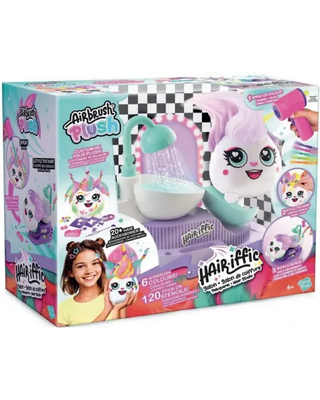 AIRBRUSH PLUSH SALON COIFFURE HAIRIFFIC