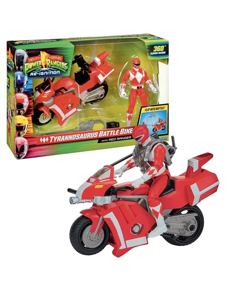 POWER RANGERS VEHICULE TYRANOSAURE+FIG