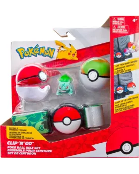 POKEMON CEINTURE + 2 BOULES + PERS.