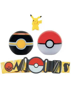 POKEMON CEINTURE + 2 BOULES + PERS.
