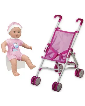 COFFRET POUSSETTE CANNE + BB 35CM