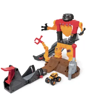 MONSTER JAM SMASH AND BASH PLAYSET+1VEH.