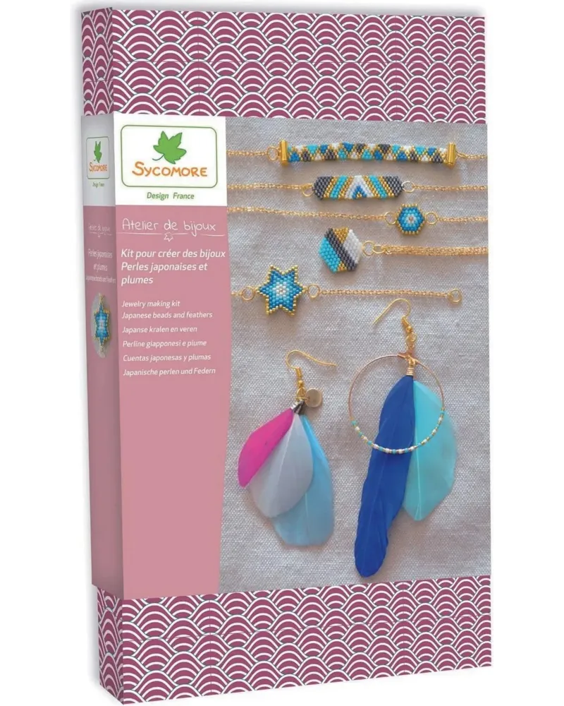 ATELIER BIJOUX PERLES JAPONAISES + PLUME