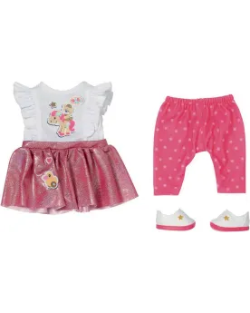 BABY BORN ENS GLITTER ROSE+SHOES 36CM