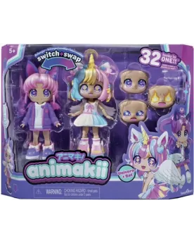 POUPEE ANIMAKI LICORNE/CHAUVE-SOURIS