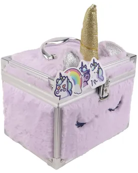 VALISETTE METAL/PELUCHE MAQUILLAGE