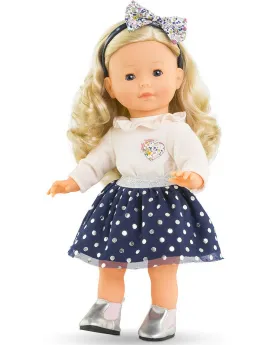 POUPEE CLEOPHEE BLEU/ARGENT 36CM