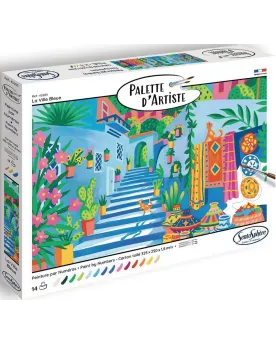 PALETTE D'ARTISTE LA VILLE BLEUE