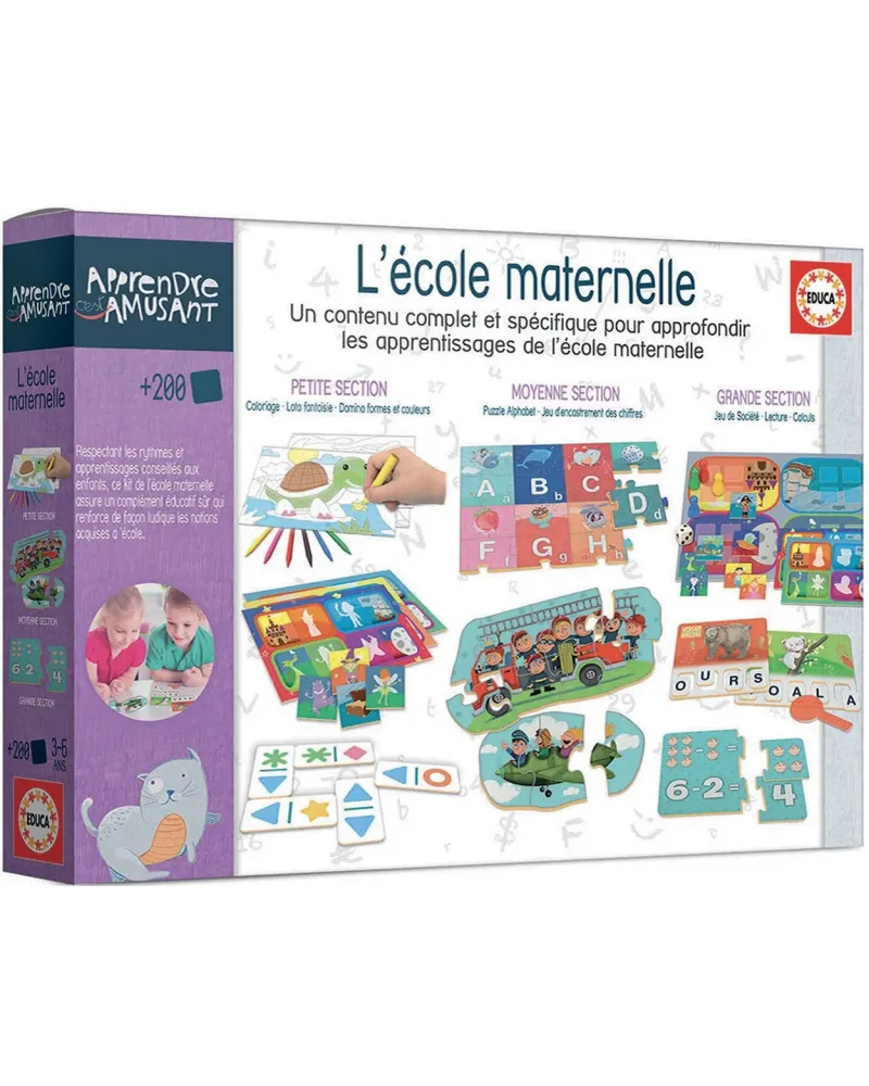 APPRENDRE EN S'AMUSANT L'ECOLE MATERNEL.