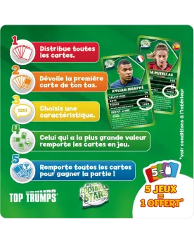 TOP TRUMPS WORLD FOOT STARS