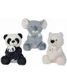 PANDA/KOALA/OURS/TIGRE + BB 28CM