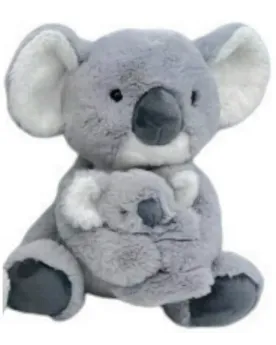 PANDA/KOALA/OURS/TIGRE + BB 28CM