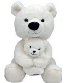 PANDA/KOALA/OURS/TIGRE + BB 28CM