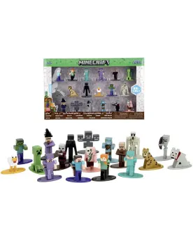 MINECRAFT 18 FIG.METAL 4 CM SERIE 13