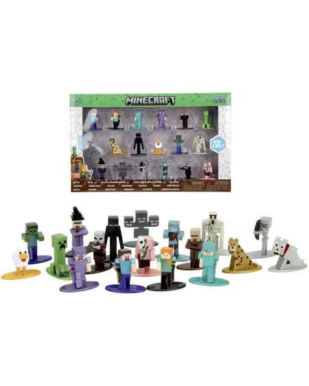 MINECRAFT 18 FIG.METAL 4 CM SERIE 13
