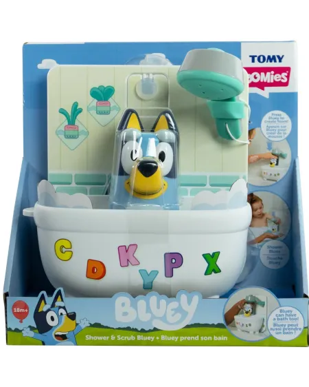 BLUEY PREND SON BAIN