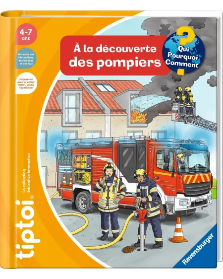 TIP TOI LIVRE DECOUVERTE DES POMPIERS