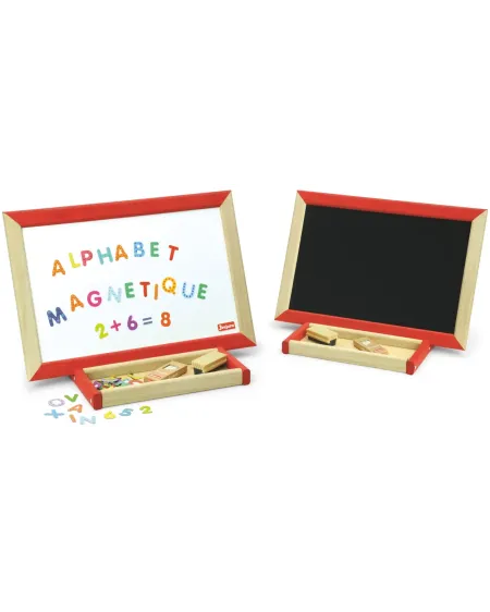 TABLEAU DOUBLE FACE DE TABLE 44X30 CRAIE