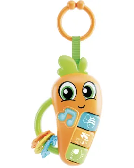 HOCHET BEBE CAROTTE SONORE ET LUMINEUX