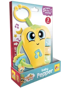 HOCHET BEBE POIVRON SONORE ET LUMINEUX