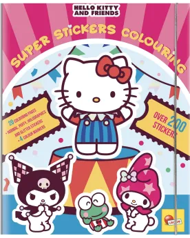 HELLO KITTY SKETCHBOOK STICKERS COLOURIN