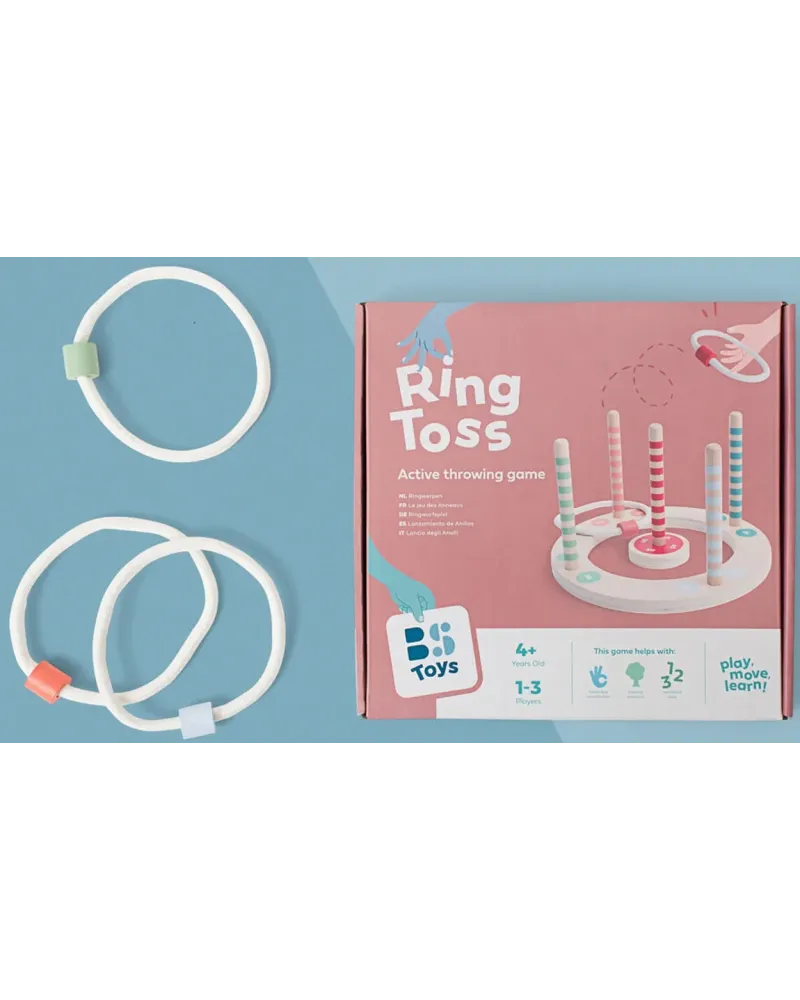 JEU D'ANNEAUX 5 PIQUETS