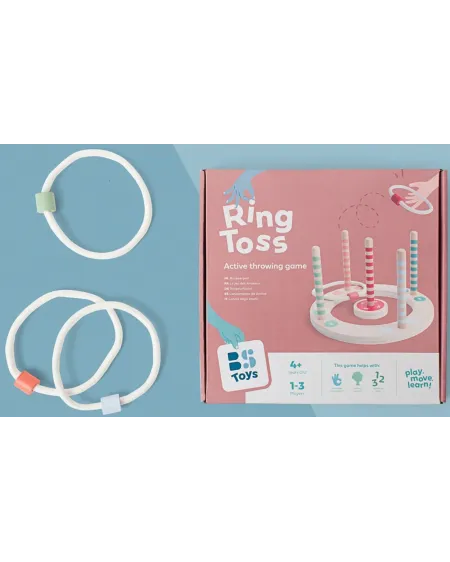 JEU D'ANNEAUX 5 PIQUETS